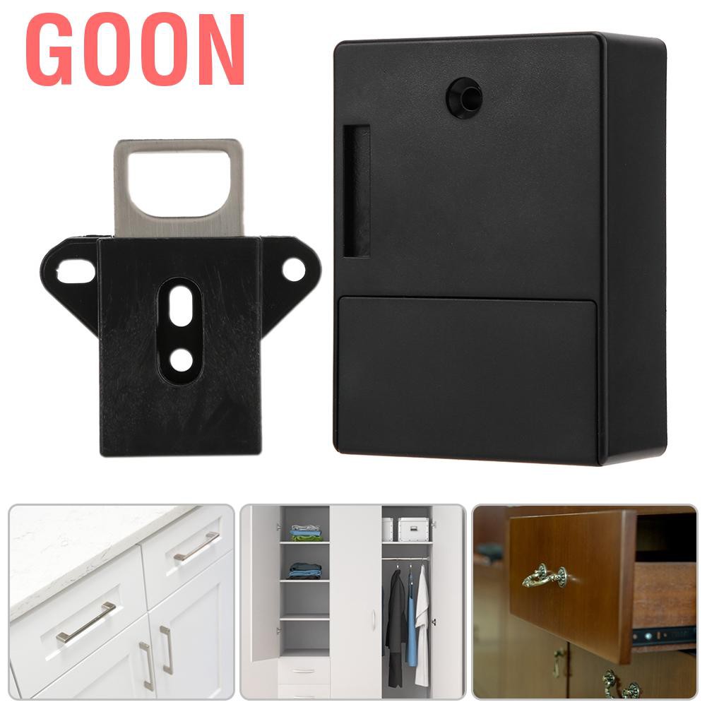 Goon Ổ Khóa Kỹ Thuật Số Rfid Diy Không Cần Khoan Lỗ Sử Dụng Pin (pin)