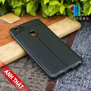 Ốp lưng Vivo V7 vân da loại A - nhựa dẻo chống sốc