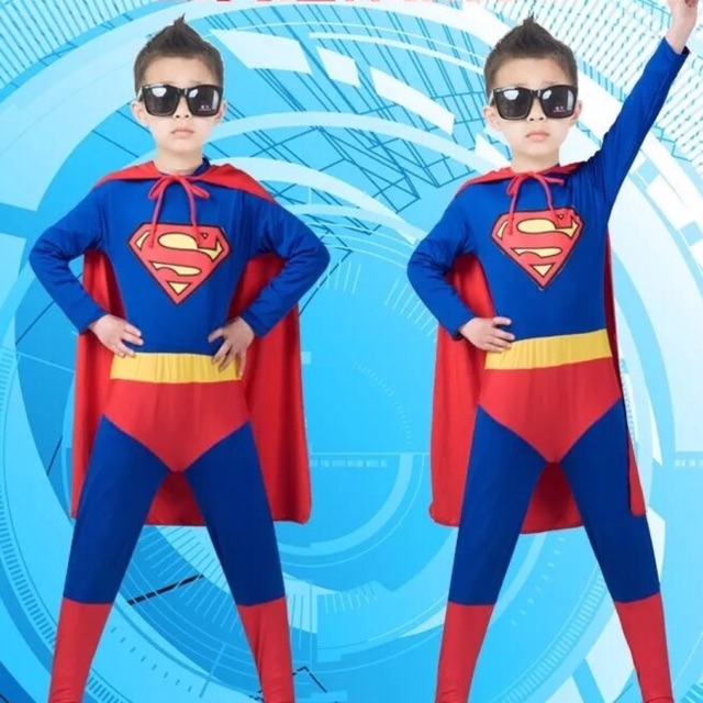 Bộ áo liền quần Super man