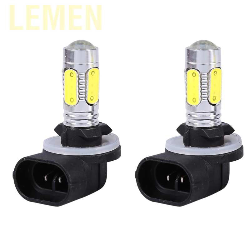 Set 2 Bóng Đèn Sương Mù 5 Cob Led 7.5w 6500k Hid H27W/2 881 Cho Xe Hơi