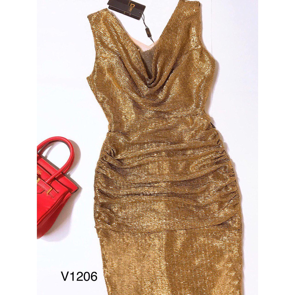 [ xả kho ] MiD Đầm body dáng ôm dự tiệc quyến rũ V1206 Mie Design ảnh thật mẫu chụp