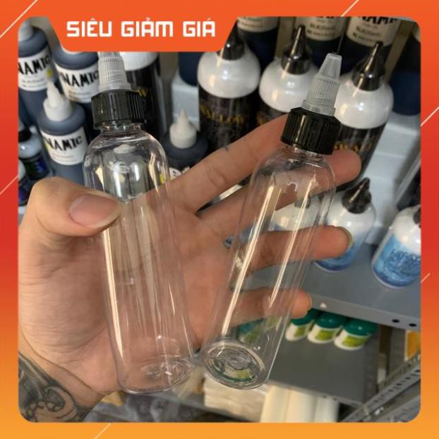 Chai lọ chiết mực xăm 4oz ( 120ml ) hàng có sẵn