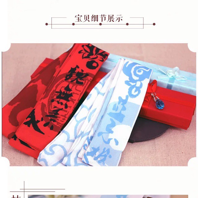 Buộc tóc cổ trang 1m5 - 5 màu xanh đỏ tím vàng trắng