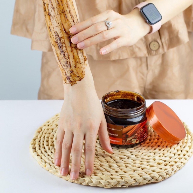 Tẩy Tế Bào Chết Toàn Thân Quế Hồi &amp; Cafe Exclusive Cosmetic Gel Scrub Coffee &amp; Cinnamon 380ml