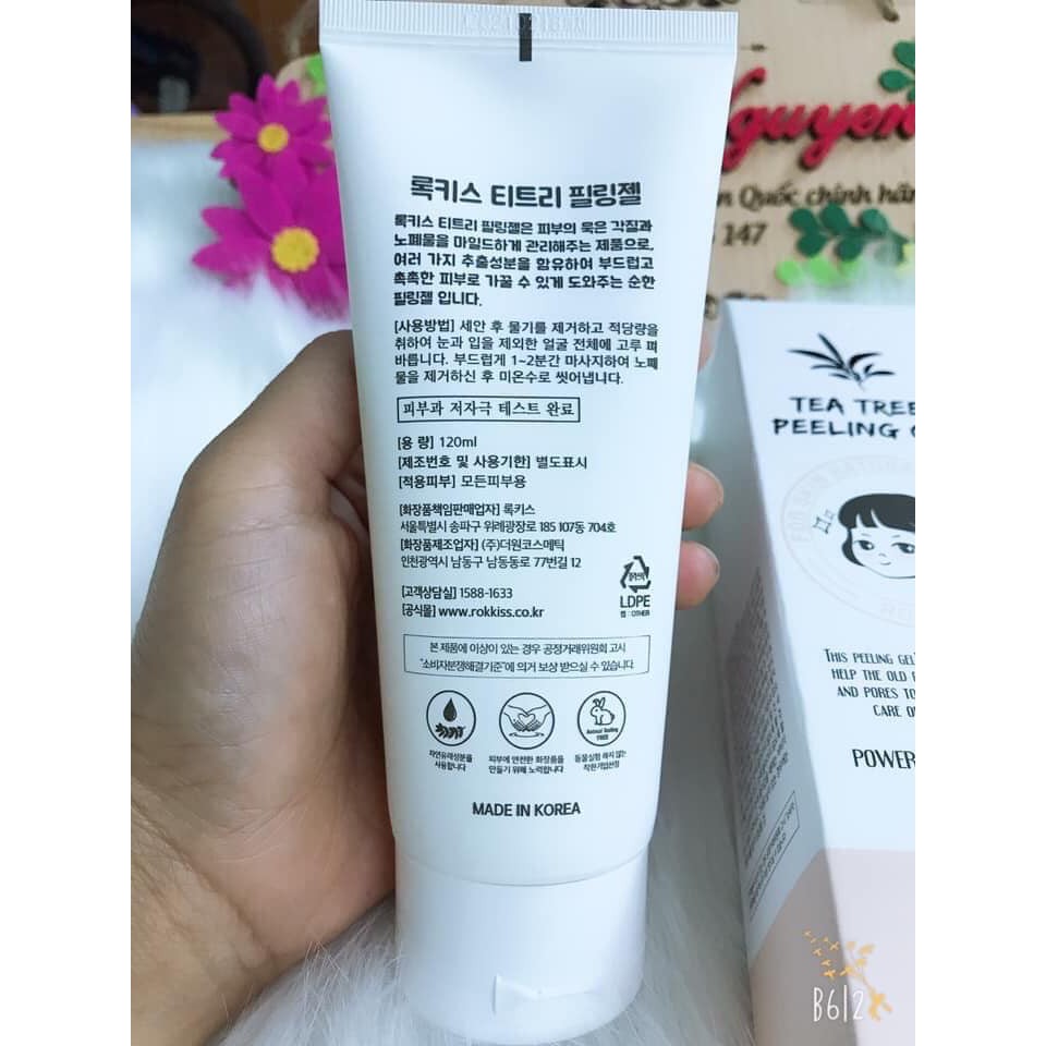 TEA TREE PEELING GEL tẩy da chết HÀN QUỐC