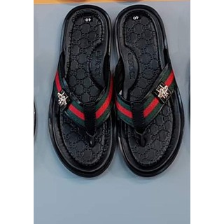 DÉP KẸP NAM GC ĐEN ONG VUÔNG