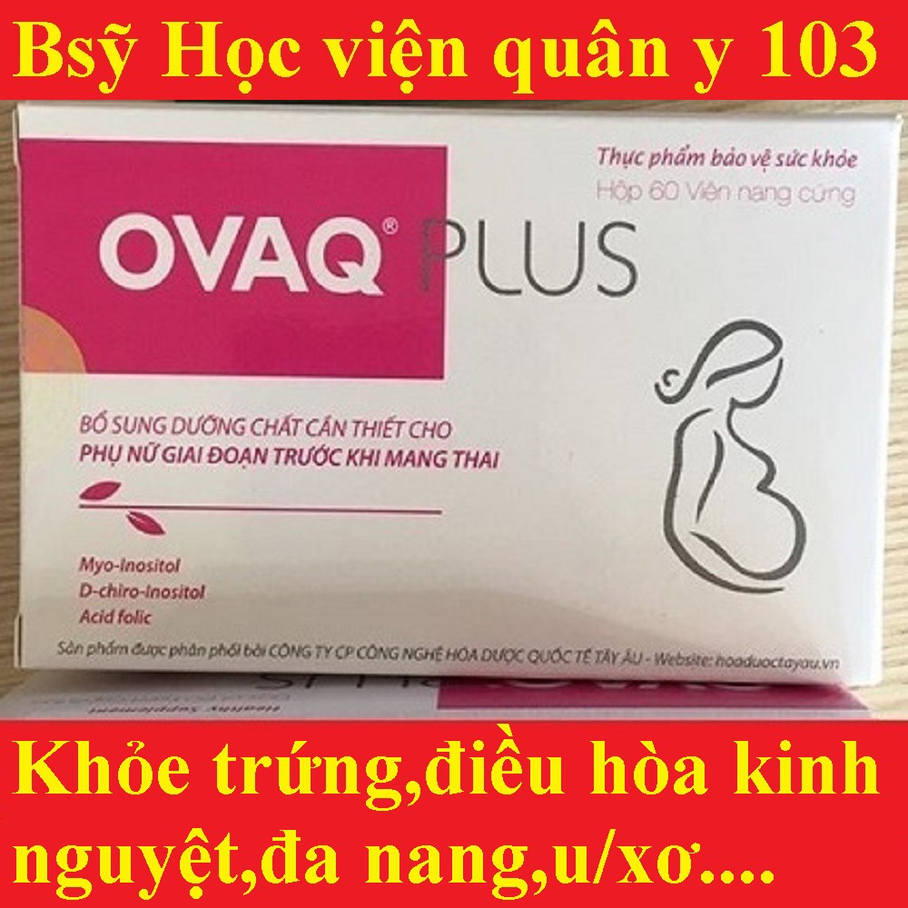(CHE_TÊN) Bộ đôi CAO CẤP OvaqPlus+SpermqPlus hiệu quả gấp 3 lần loại thường (hộp 60 viên) | BigBuy360 - bigbuy360.vn