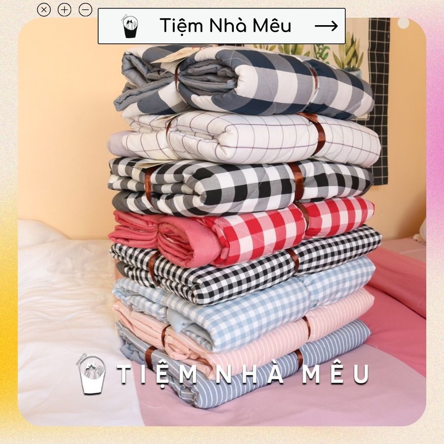SẢN PHẨM Bộ 4 MÓN CHĂN GA GỐI ✨ m6/m8/m2✨COTTON ĐŨI Muji  Tiệm Nhà Mêu MANG HƠI HƯỚNG 𝓑𝓪𝓼𝓲𝓬 ĐẾN TỪ 𝓜𝓾𝓳𝓲 NHẬT BẢN