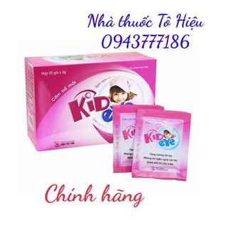 Cốm Bổ Mắt KID EYE [Hộp 20 gói] Chính hãng - Tăng cường sức khoẻ thị giác cho bé