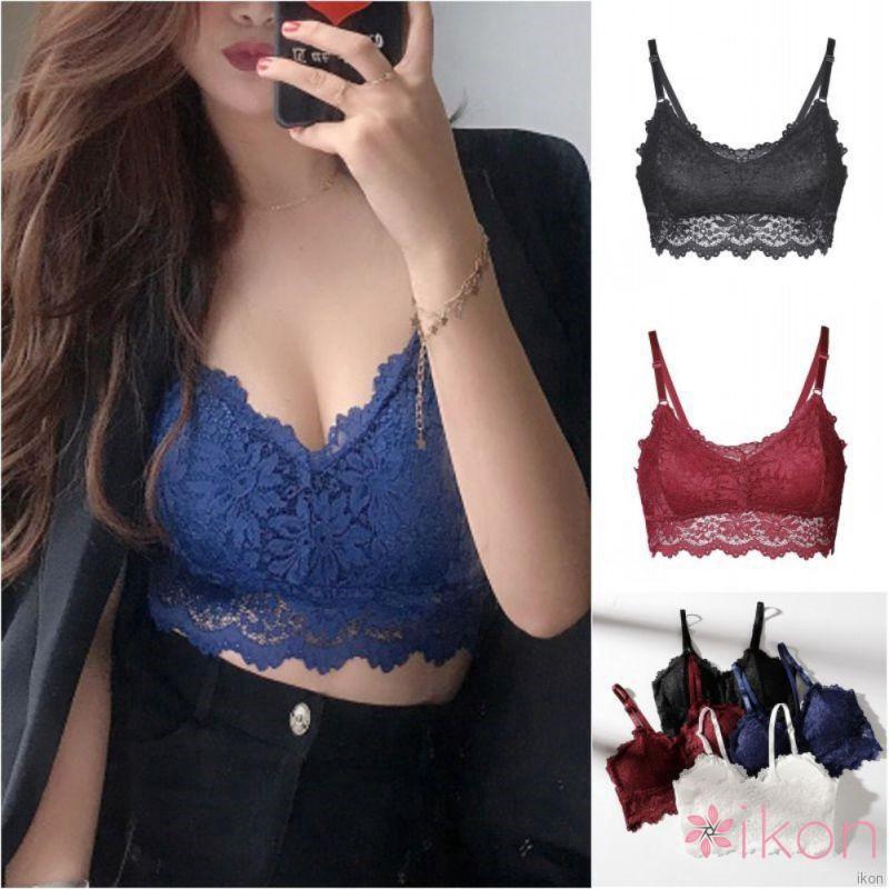 Áo ngực ren có mút không gọng mềm mại