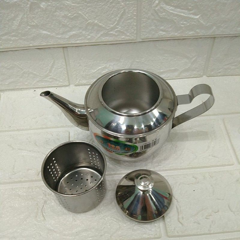 Ấm trà inox 10cm,12cm