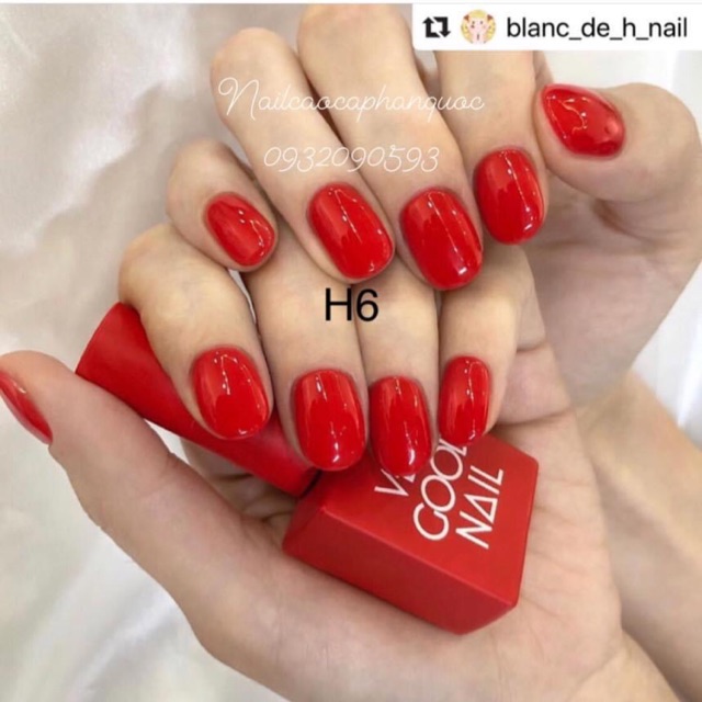 Sơn gel Very good nail tone màu đỏ [ giá lẻ 1 chai]