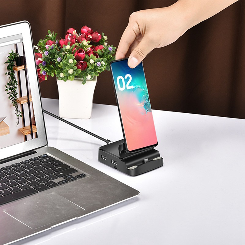 Dock Sạc W4Vn 8 Trong 1 Usb C Cho Samsung Huawei | BigBuy360 - bigbuy360.vn