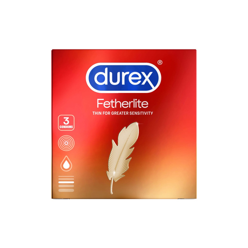 Bao Cao Su Durex Fetherlite - Thiết Kế Siêu Mỏng Giúp Bạn Kéo Dài &quot;cuộc yêu&quot;