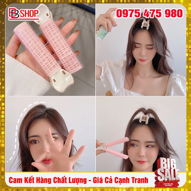Kẹp Phồng Chân Tóc Mái Lô Uốn Tự Dính Mái Bay Phong Cách Hàn Quốc