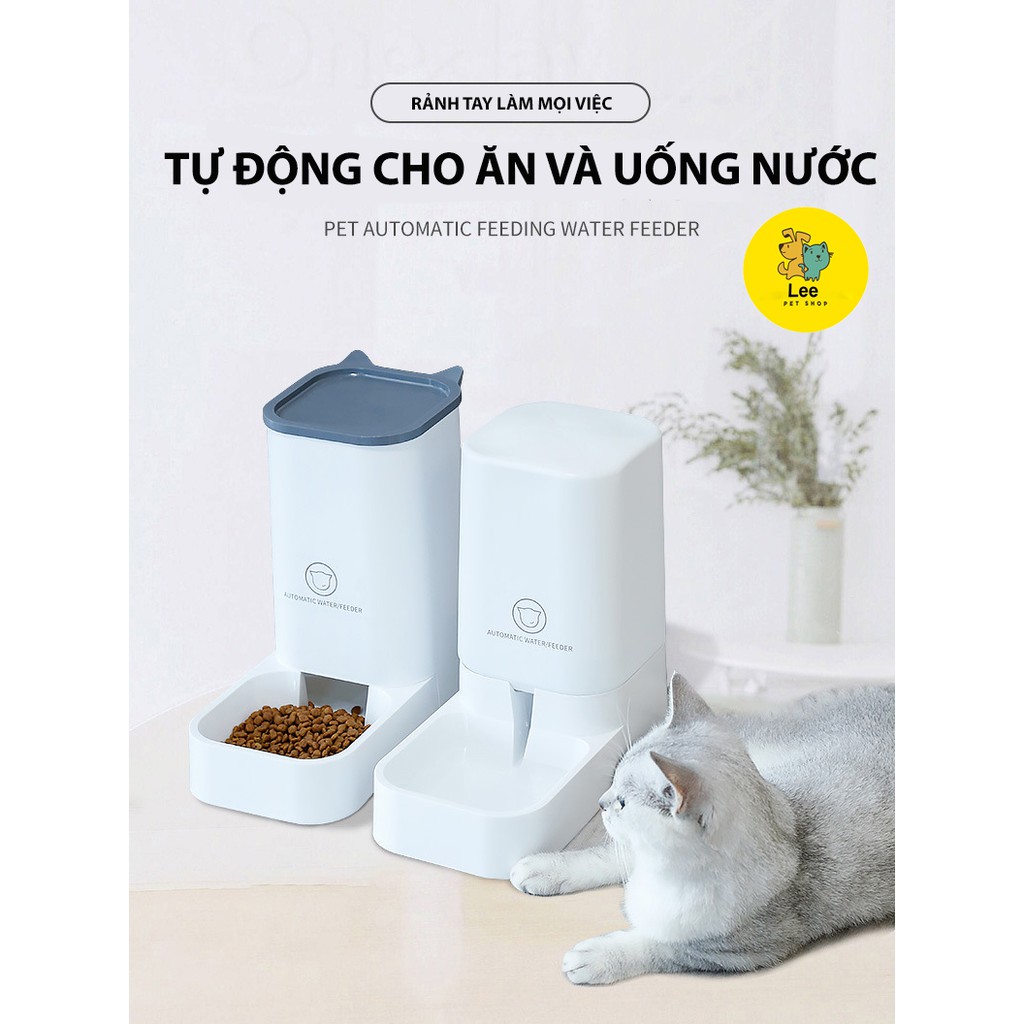 BÁT ĂN CHÓ MÈO - BÁT ĂN TỰ ĐỘNG DUNG TÍCH LỚN CHO CHÓ MÈO - CHÍNH HÃNG, CAO CẤP