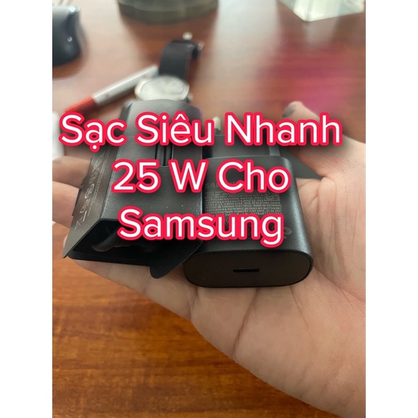 Bộ sạc Siêu Nhanh Zin Samsung 25W chính hãng Note 10 Note 20 A71, A70, A80, A90, S20, S20+, S20 Ultra