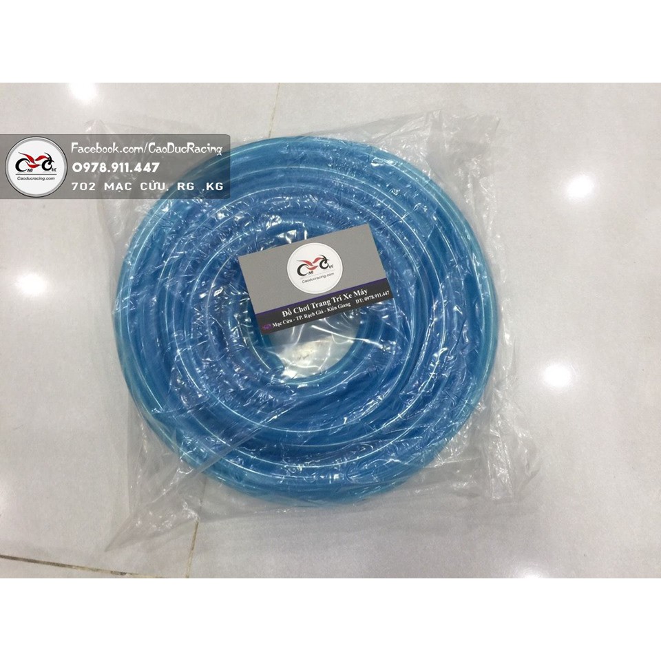 Cuộn ống dây xăng dầu mỹ - giá 1 cuộn 10m màu xanh