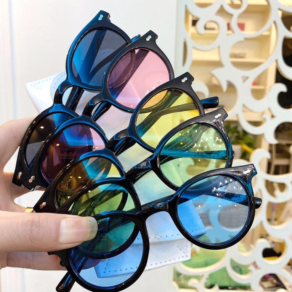 Kính Râm Thời Trang Nam Nữ Gọng Tròn Hàn Quốc D69