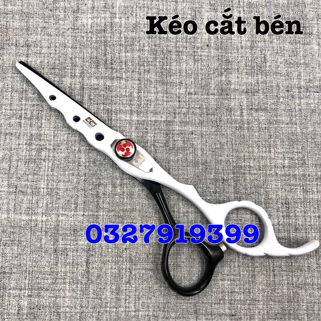 [✅Free Ship✅] Kéo cắt tóc cao cấp Kai 6.0 ( đen trắng )