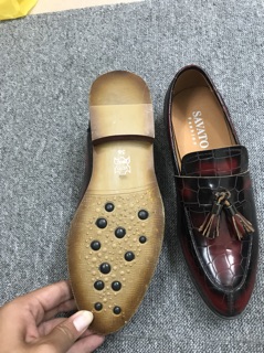 Giầy lười savanto da bò thật