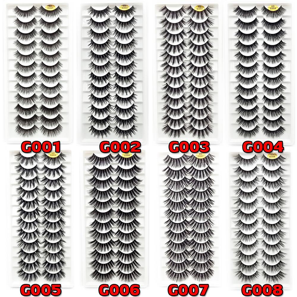 Set 12 Cặp Lông Mi Giả Mi Giả SKONHED