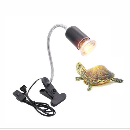 Đèn và kẹp đèn sưởi cho rùa và bò sát, tia UVA UVB, Đèn sưởi cho thú cưng
