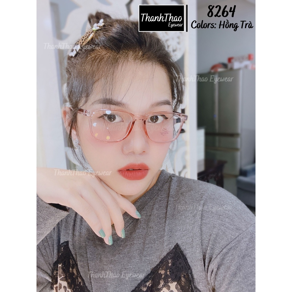 [HÀNG LOẠI 1] Gọng Kính Cận Vuông Dẻo Dáng Mảnh 8264 Nhiều Màu Nam Nữ - ThanhThao Eyewear | BigBuy360 - bigbuy360.vn