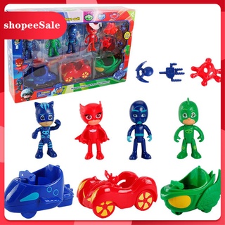 Set 10 mô hình nhân vật hoạt hình PJ Masks cho bé