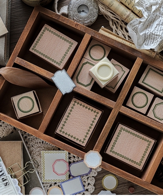 Con Dấu Gỗ Trang Trí Sáng Tạo