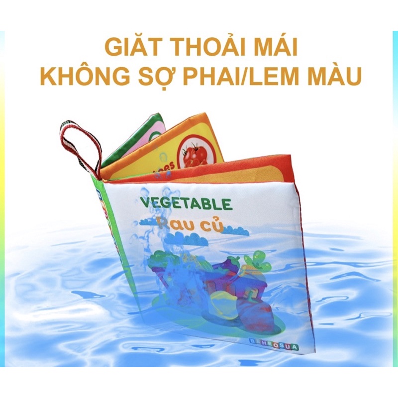 Đồ chơi sách vải cho bé - đồ chơi an toàn cho bé