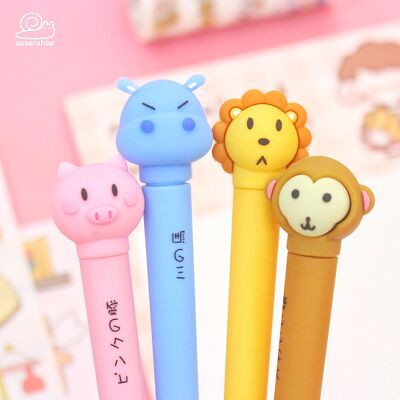 (ocsenshop) Bút cartoon Ốc Sên nhiều mẫu (Bút bi nước đen)