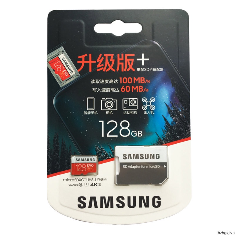 SAMSUNG Thẻ Nhớ Micro SD 512GB 256GB 128GB 64GB U3 SDXC Class 10 Microsd UHS-I TF