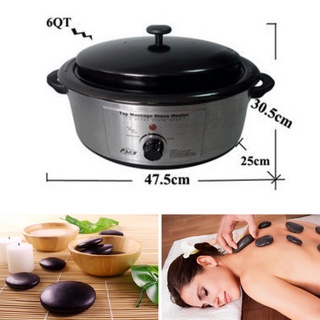 Nồi Hấp Đá Nóng Massage Hình Oval