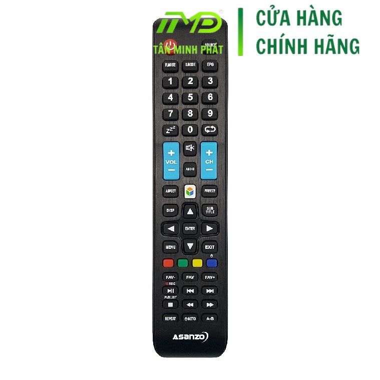 Tay khiển TV Smart ASANZO hàng chuẩn. Tân Minh Phát