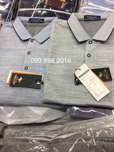 Áo thun dài tay nam trung niên hàng đẹp quảng châu