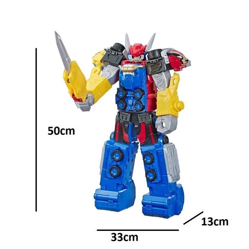 [HÀNG CHÍNH HÃNG] Đồ chơi mô hình Robot khổng lồ Power Rangers Beast Morphers Megazord 20inch cao 50cm