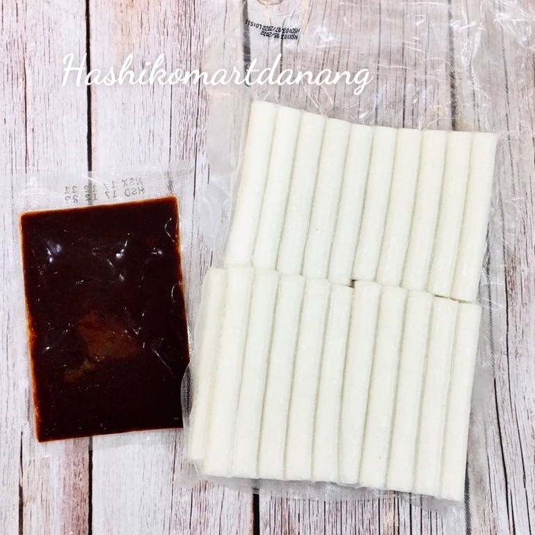 Bánh gạo thanh dài 500g kèm 100g sốt