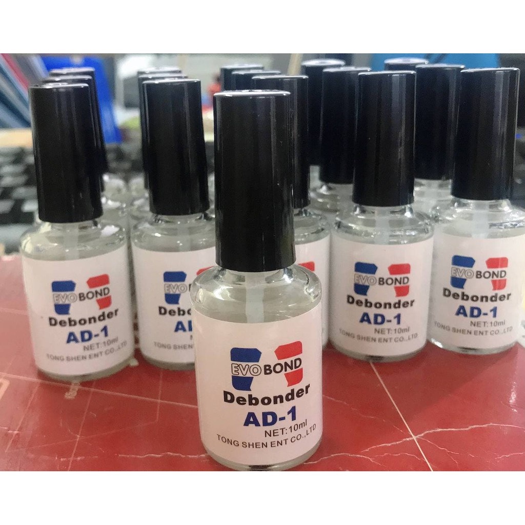 Phụ kiện nail giá rẻ giá tốt uy tín nước sáng đá nước tháo móng úp móng giả AD-1 loại 10ml