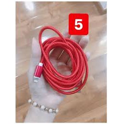 Dây sạc dài 3m dùng cho dòng máy Iphone, Samsung