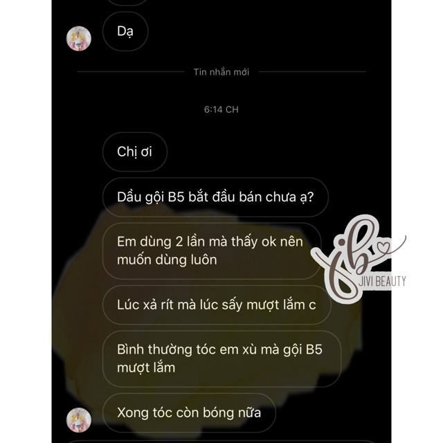 DẦU GỘI VITAMIN B5