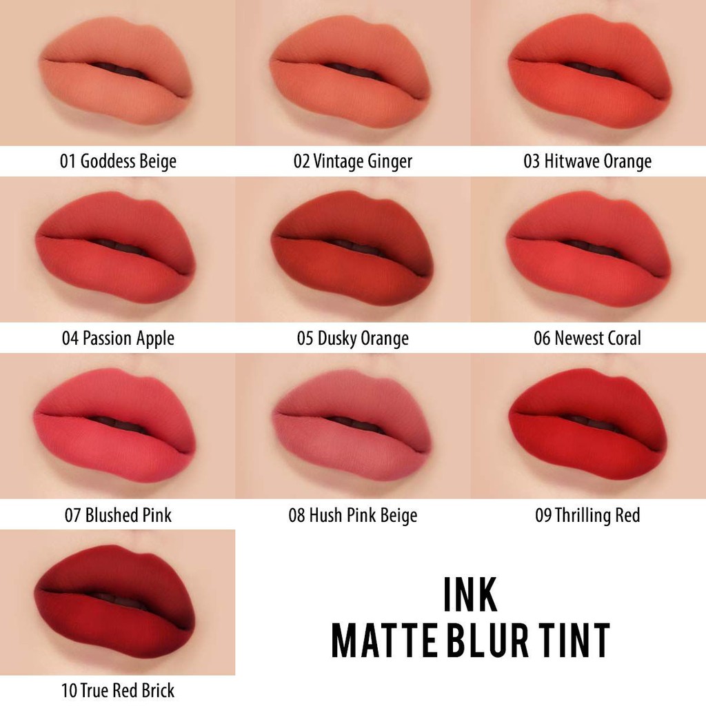 Son Kem Lì Peripera Ink Matte Blur Tint 3,8g