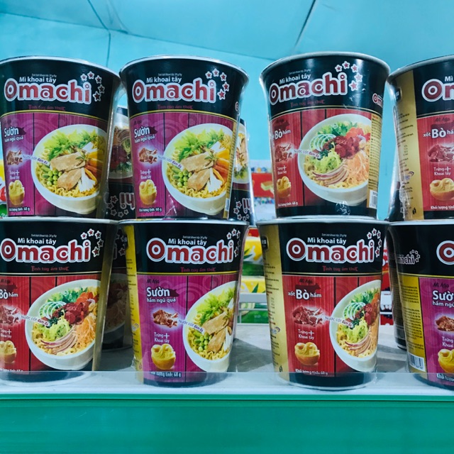 Cốc mì khoai tây Omachi 68g