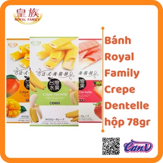 (3 vị) Bánh Royal Family Crepe Dentelle hộp 78gr