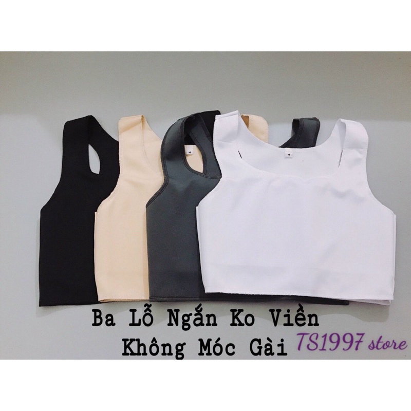Áo Nịt Ngực Ba Lỗ- Không Viền-không Móc-Gài (file size)
