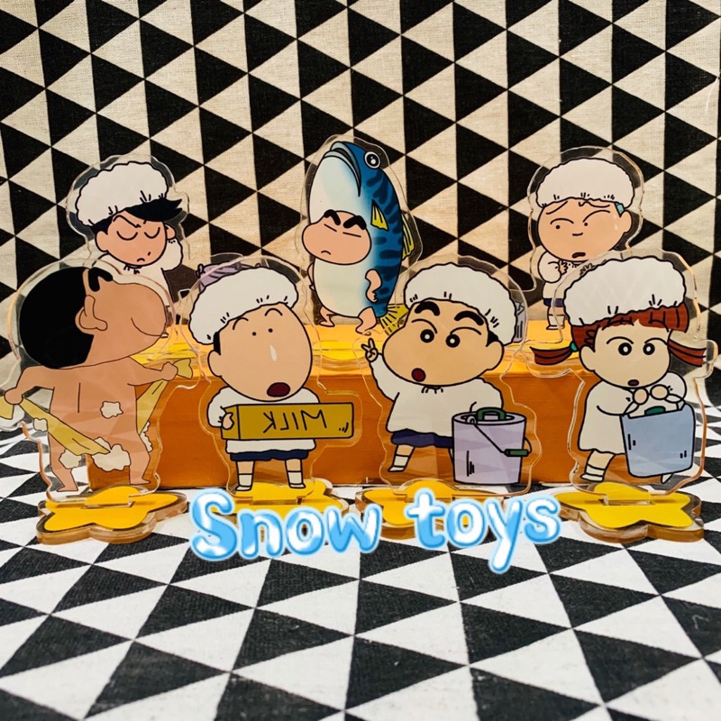 Mô Hình Tượng Standee Acrylic Mica Shin cậu bé bút chì - Nohara Shinnosuke Kazama Toru Sakurada Nene Sato Masao Bo