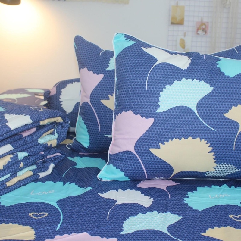 (SALE) Drap cotton 100% Thắng Lợi cao cấp thoáng mát mẫu QUẠT XANH
