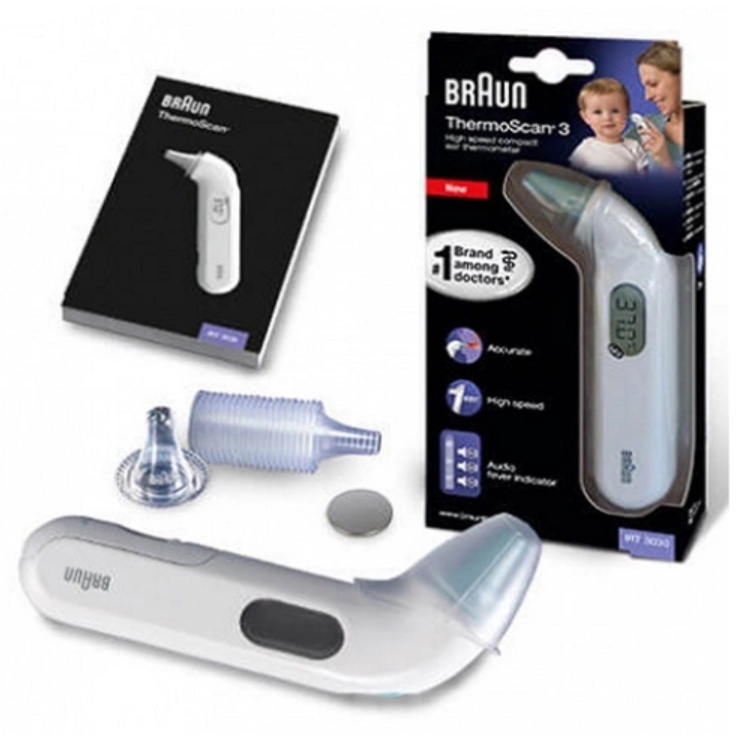 Nhiệt kế đo tai Braun ThermoScan | chính hãng