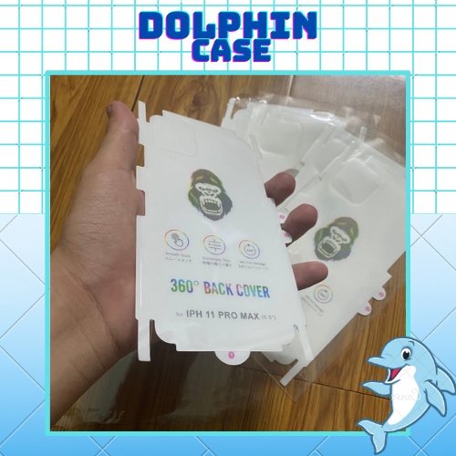 Miếng Dán Cường Lực PPF Mặt Sau Cho Điện Thoại Iphone Trong Suốt, Chống Xước - Dolphin Case