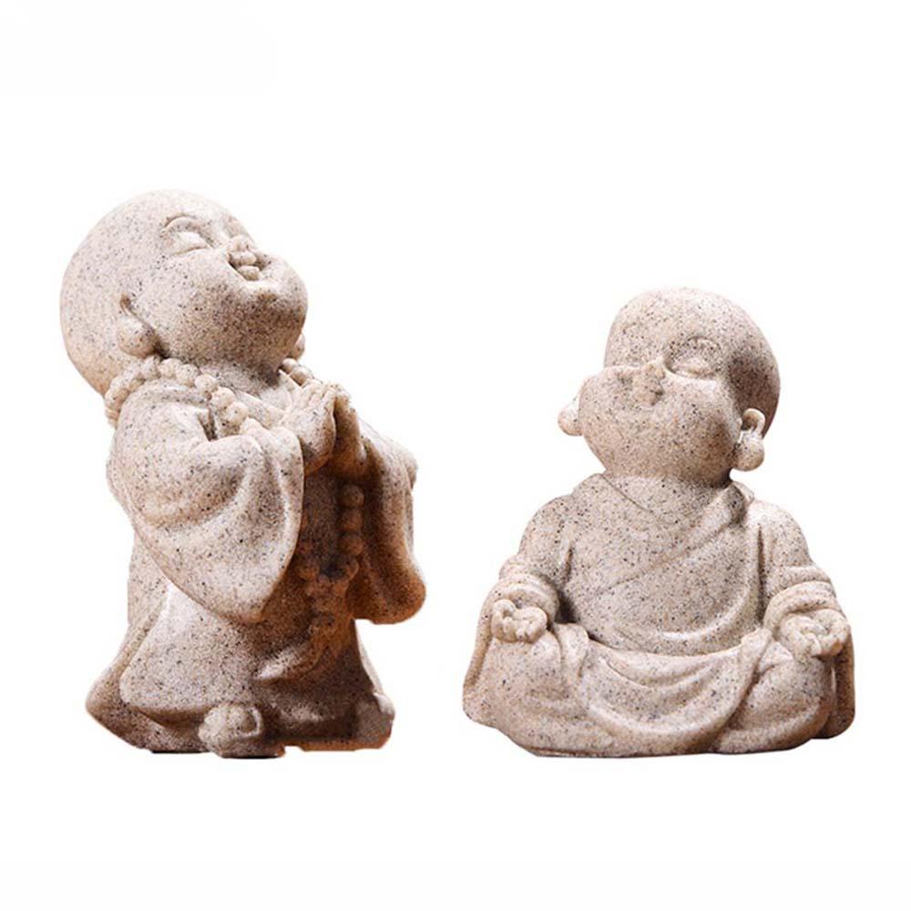 Đồ trang trí Chú Tiểu Mini Trang Trí Sân Vườn